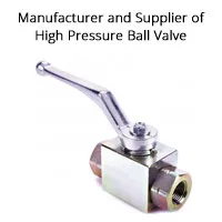 high pressure ball valve